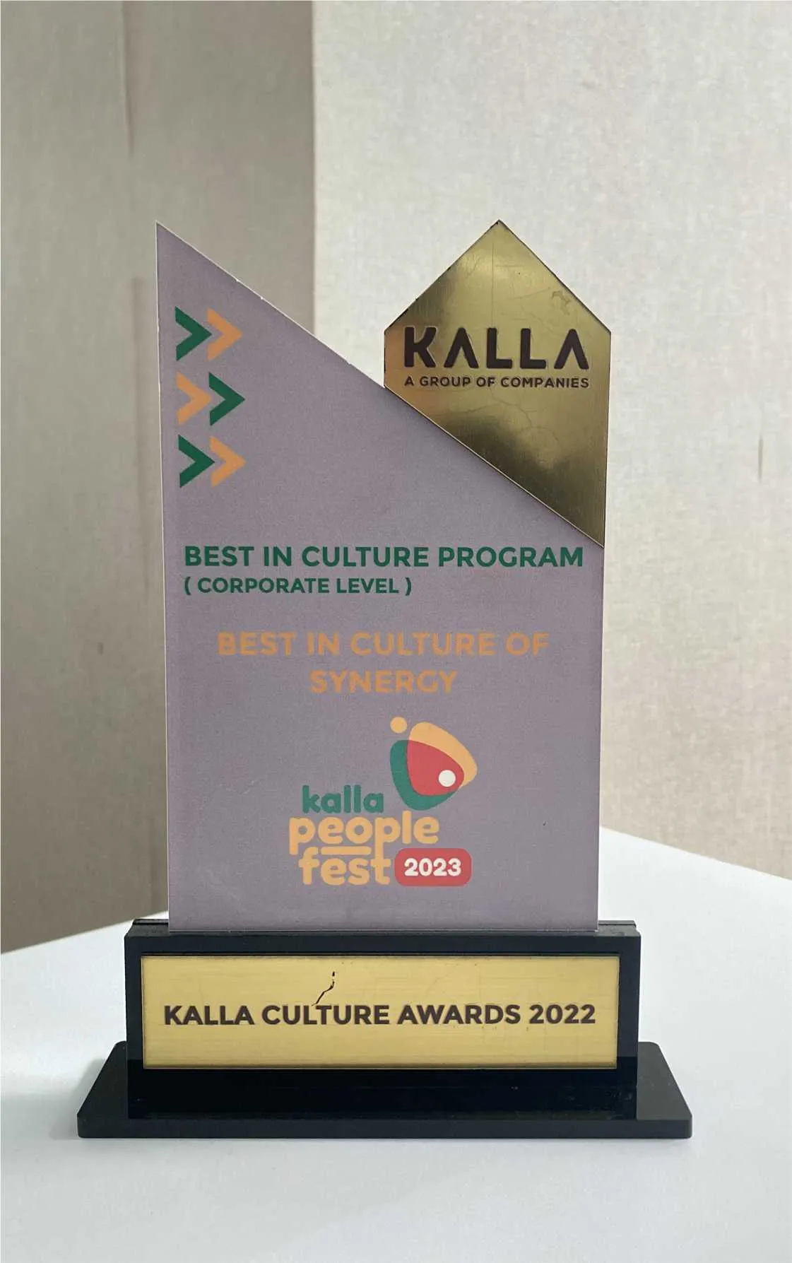 KALLA CULTURE AWARDS 2022 : Best In Culture of Synergy