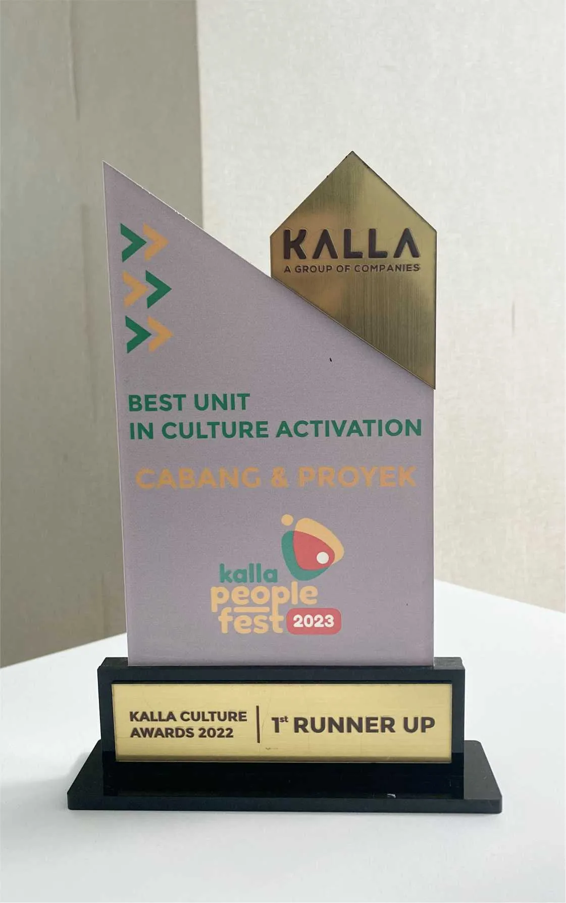 KALLA CULTURE AWARDS 2022 : 1st RUNNER UP